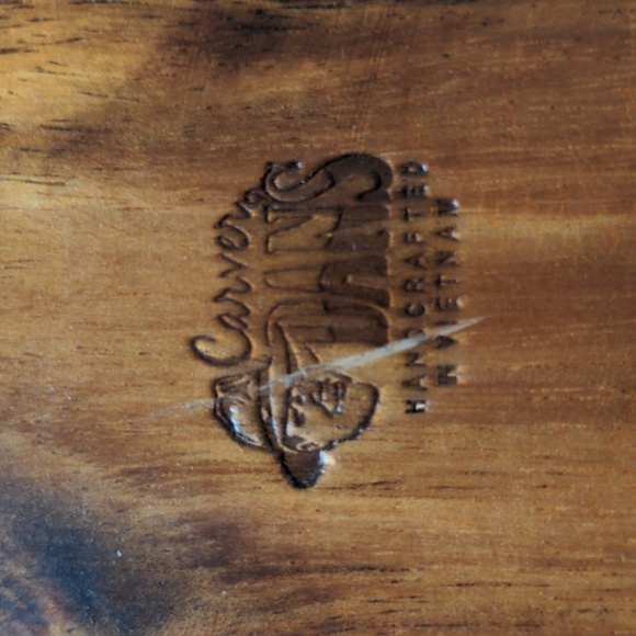 BLONDE ANGEL HAND-CARVED PUZZLE BOX - Picture 4 of 8